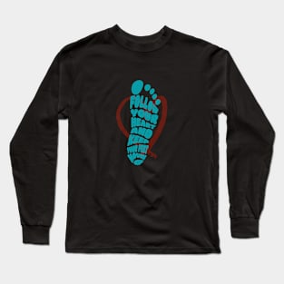 Follow Your Heart footprint Long Sleeve T-Shirt